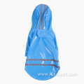 Summer Outdoor Pet Rain Coat Waterproof PU Raincoat